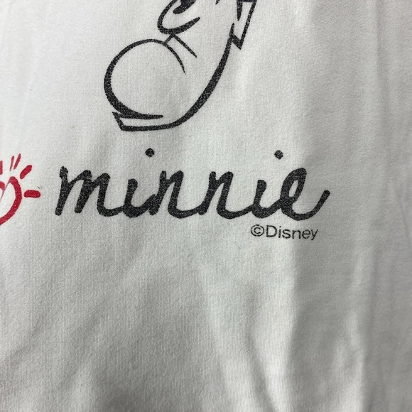 🌸 Disney Vintage Inspired Graphic Crop Top Tee with Mickey & Minnie - Picture 8 of 9